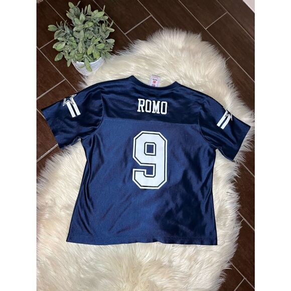 NFL Dallas Cowboys Tony Romo cropped jersey sz Large - Picture 4 of 6